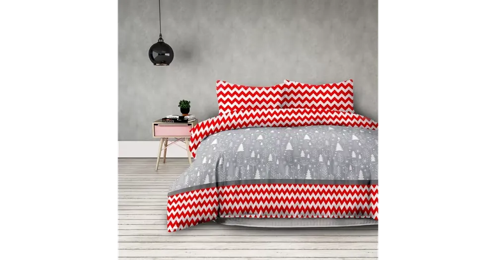 VANOČNÍ FLANELOVÉ POVLEČENÍ - Christmas 140x200/70x90cm Časově Omezené