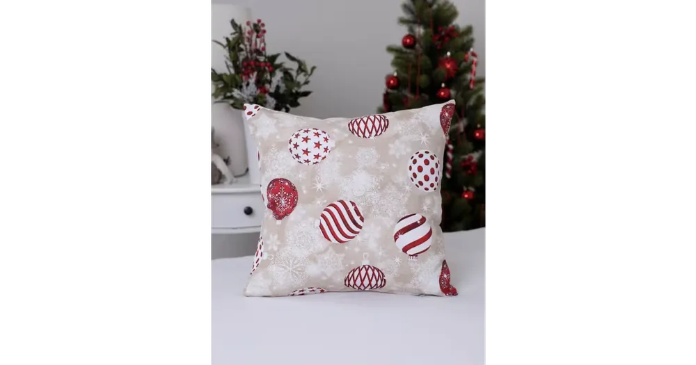 Vánoční povlak na polštář Ozdobený sen - 40 × 40 cm Nakupujte Hned