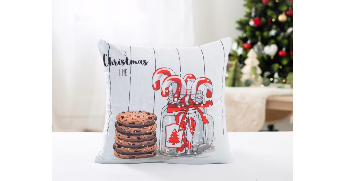 Bezpečná Platba Vánoční povlak na polštářek 40 × 40 cm – Cookies