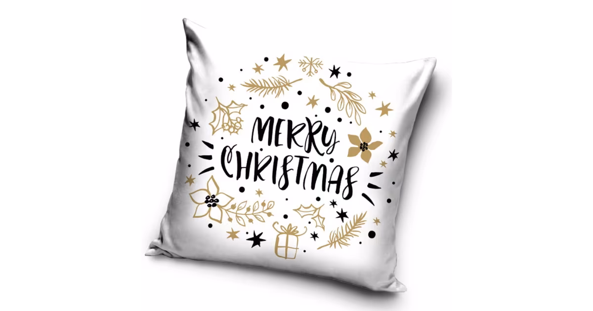 Vánoční povlak na polštářek 40 × 40 cm – Merry Christmas Nejprodávanější