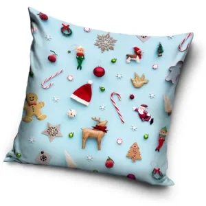 Vánoční povlak na polštářek 40 × 40 cm – Vánoční Ozdoby Hit Sezóny