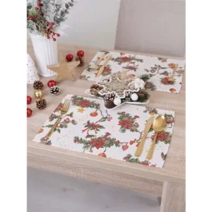 Vánoční prostírání Cesmínové kouzlo - 30 × 45 cm Hit Sezóny