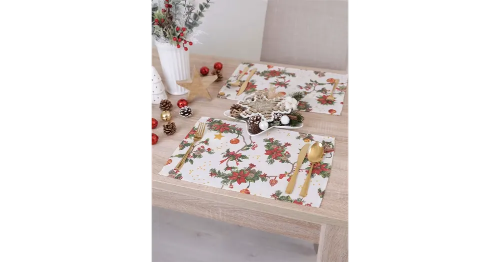 Vánoční prostírání Cesmínové kouzlo - 30 × 45 cm Hit Sezóny
