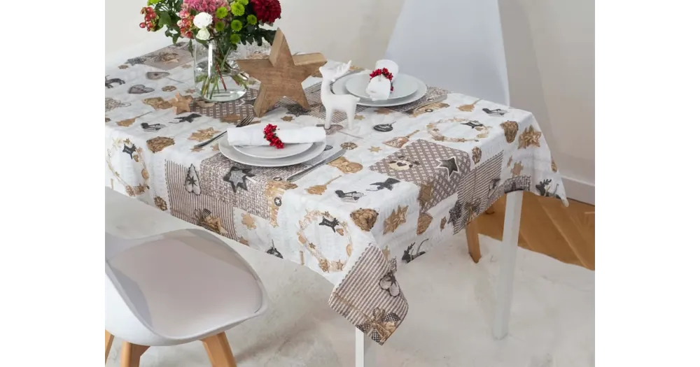 Vánoční ubrus 100 × 100 cm – Xmas Pouze Dnes