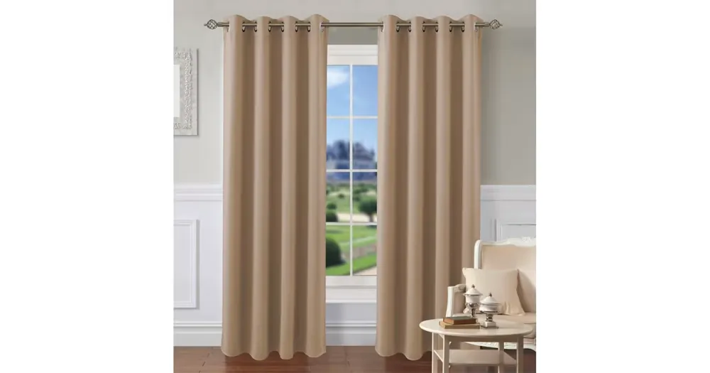Must-Have ZATEMŇOVACÍ ZÁVĚSY 145x250cm - kávové 2ks