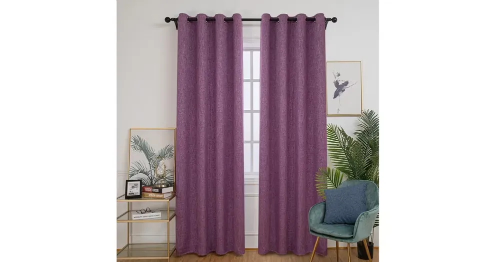 Zatemňovací závěsy Mateo starorůžová – 135 × 250 cm (2 ks) Novinka