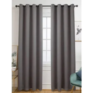 Akční Nabídka Zatemňovací závěsy Stefano šedá – 140 × 180 cm (2 ks)