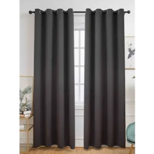 Ihned K Objednání Zatemňovací závěsy Stefano tmavě šedá – 140 × 180 cm (2 ks)