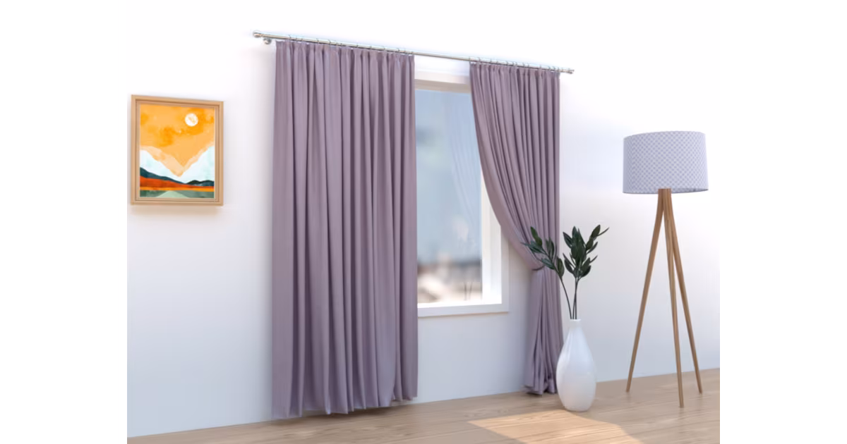 Zatemňovací závěsy Velvet lila – 140 × 250 cm (2 ks) Akce