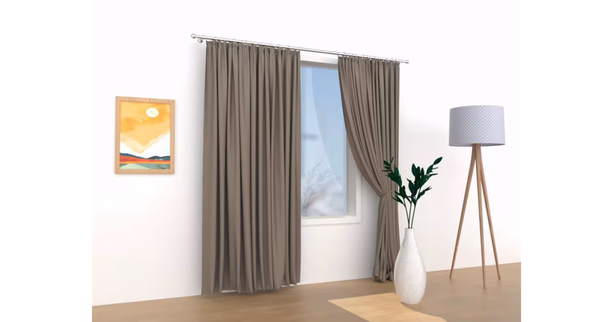 Zatemňovací závěsy Velvet šedohnědá – 140 × 180 cm (2 ks) Originální