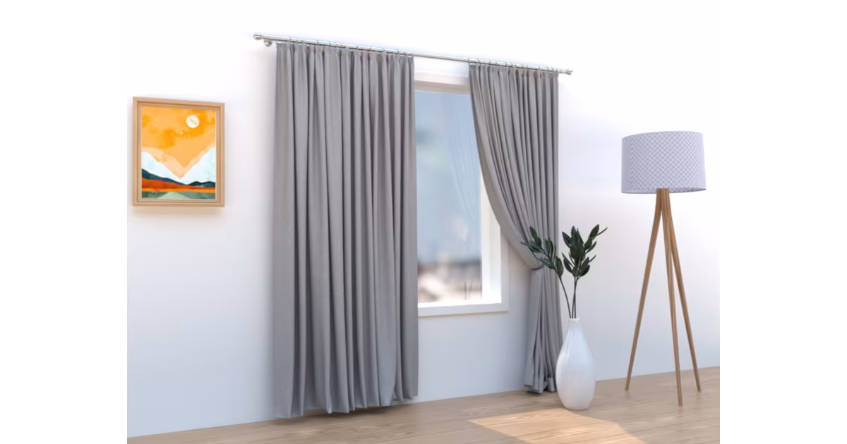 Autentický Zatemňovací závěsy Velvet světle šedá – 140 × 160 cm (2 ks)