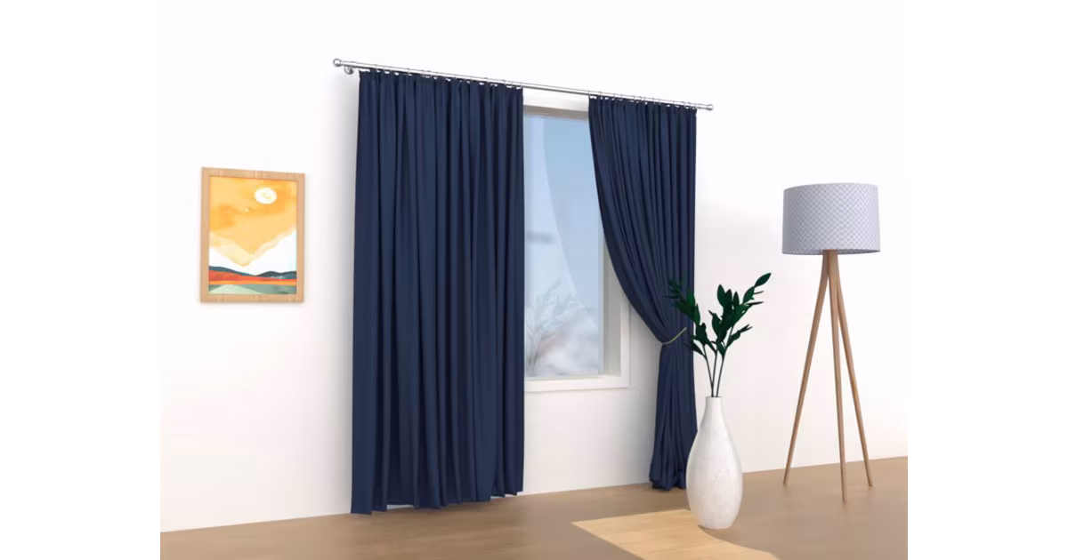 Zatemňovací závěsy Velvet tmavě modrá – 140 × 160 cm (2 ks) Speciální Cena