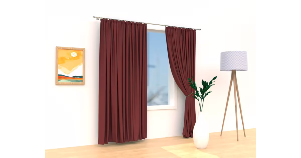 Zatemňovací závěsy Velvet vínová – 140 × 250 cm (2 ks) Pouze Dnes