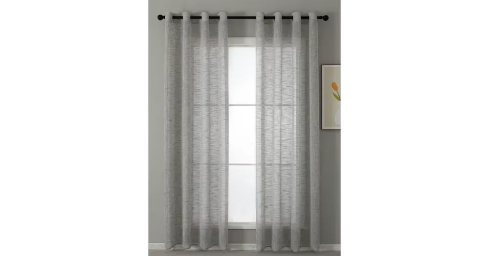 Top Prodej Závěsy Leonardo šedá – 140 × 250 cm (2 ks)
