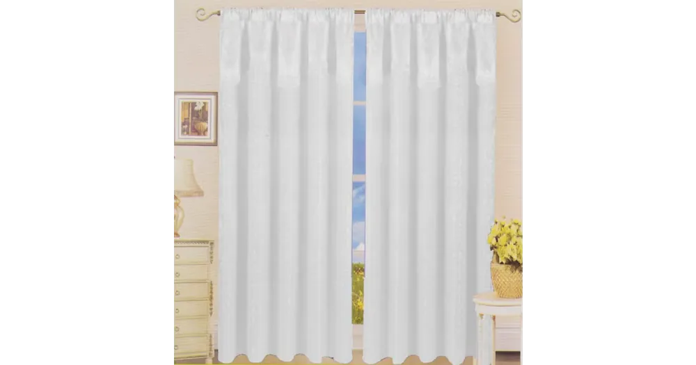 ZÁVĚSY s kanýrem - výška 250cm - bílé Cenově Výhodný