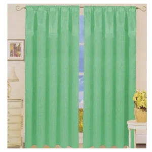 Cenově Výhodný ZÁVĚSY s kanýrem - výška 250cm - světle zelené
