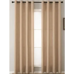 Ihned K Objednání Závěsy Zara hnědá – 140 × 250 cm (2 ks)
