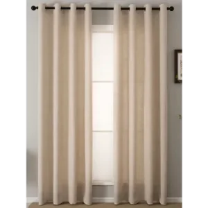 Závěsy Zara světle béžová – 140 × 250 cm (2 ks) Horká Nabídka