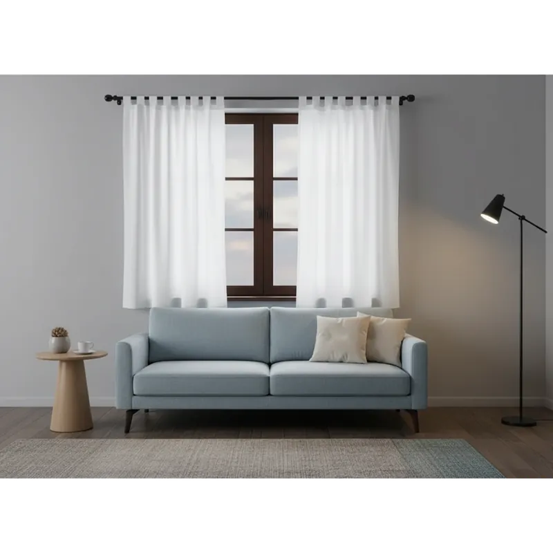 Dekorační voálová záclona s poutky DIANA bílá 140x160 cm (cena za 1 kus) MyBestHome Vysoce Kvalitní