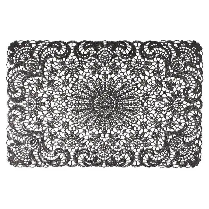 Vysoce Kvalitní Prostírání LACE černá 45x30 cm Mybesthome