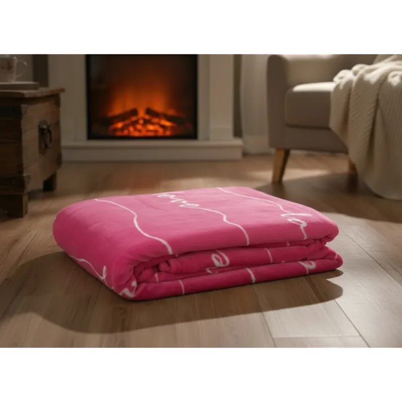 Deka z mikrovlákna SWEET LOVE vzor love 150x200 cm Bezpečná Platba