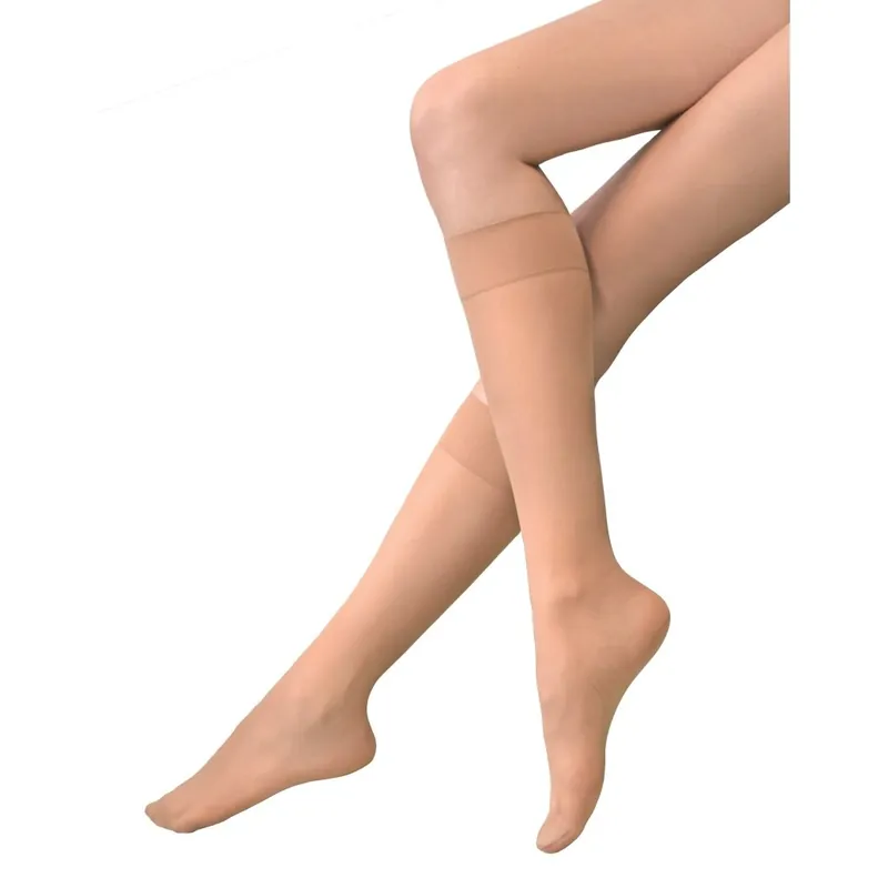 Poslední Šance ELASTAN CLASSIC dámské podkolenky 15 DEN, 2 páry, různé barvy KNITTEX Cena za 2 páry