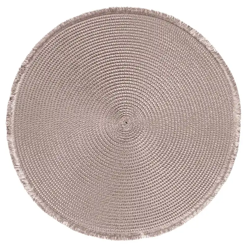 Prostírání kulaté CARIBI béžová Ø 38 cm Mybesthome Akční Nabídka