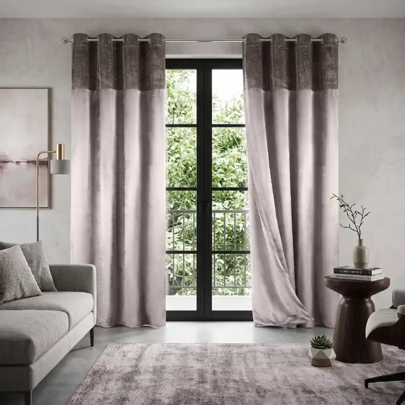 Dekorační velvet závěs s kroužky TANA 140x250 cm, růžová, (cena za 1 kus) MyBestHome Objednat Nyní