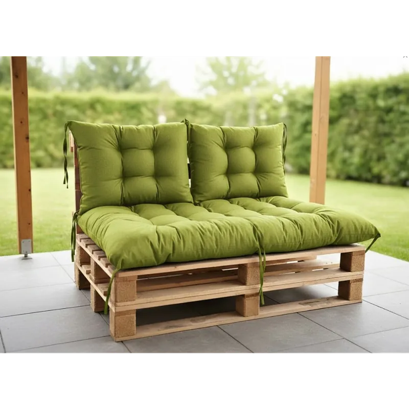 Horká Nabídka Paletové prošívané sezení MATTEO SET - sedák 120x80 cm, 2x opěrka 60x40 cm, olivová color 19, Mybesthome
