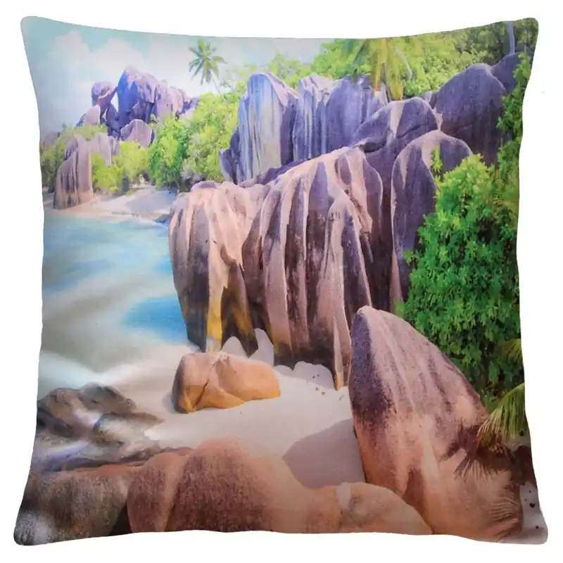 Top Prodej Polštář EXOTIC 40x40 cm fototisk skalnaté pobřeží MyBestHome