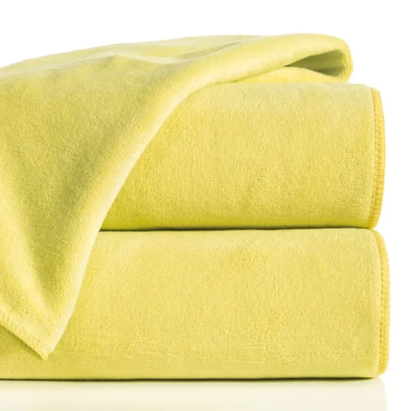 Mikrovláknový rychlesnoucí ručník/osuška SPORT LINE, různé rozměry, žlutá, 380 g/m2 Originální