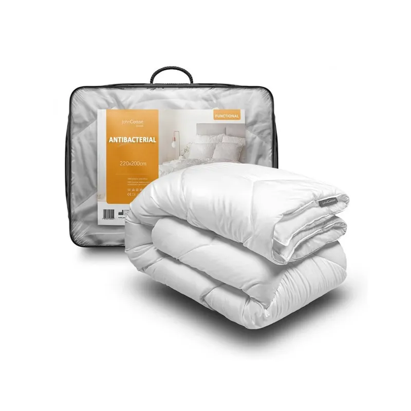 Prošívaná celoroční přikrývka pro alergiky ANTIBACTERIAL 200x220 cm mikrovlákno John Cotton Dokud Zásoby Vydrží