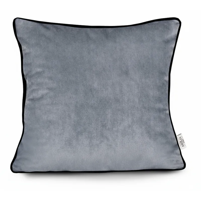 Polštář VELVETE šedá 45x45 cm Mybesthome Levný