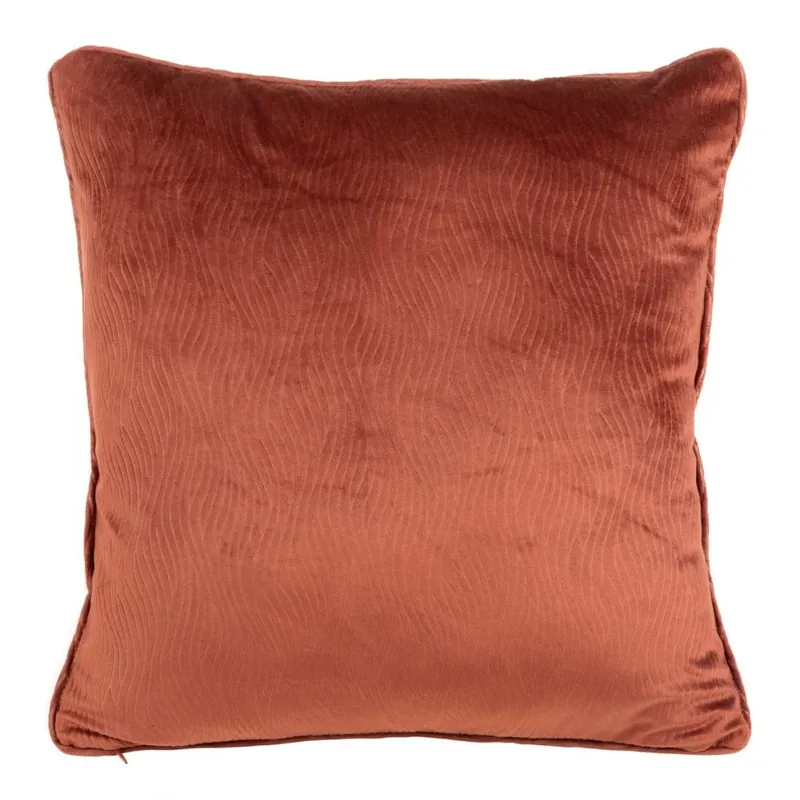 Časově Omezené Polštář LILIANA velvet cihlová 40x40 cm Mybesthome