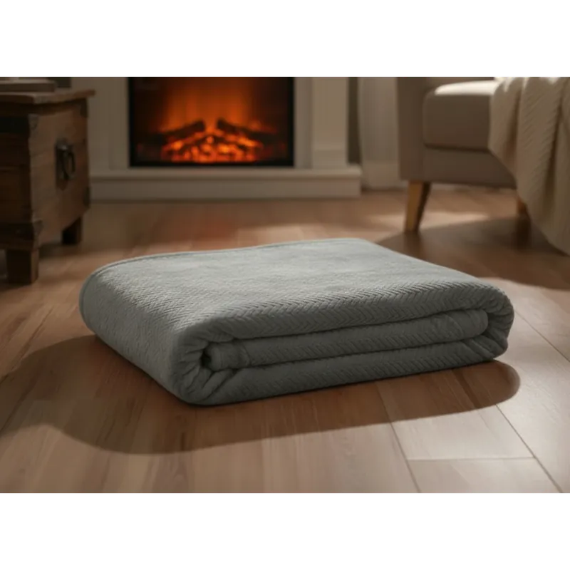 Deka z mikrovlákna LUIZ 150x200 cm šedá Mybesthome Ověřený