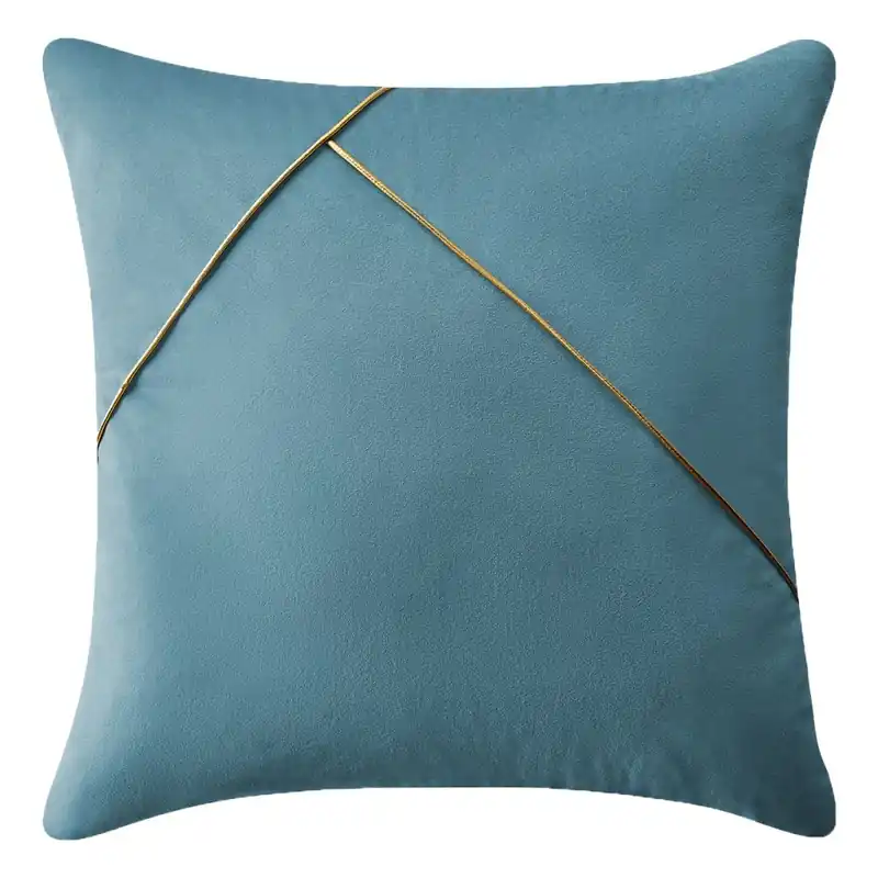 Polštář SIMPLICITY světle modrá 45x45 cm Mybesthome Must-Have