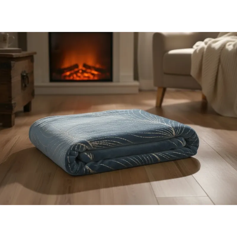 Deka z mikrovlákna BLANCO modrá 150x200 cm Mybesthome Top Prodej
