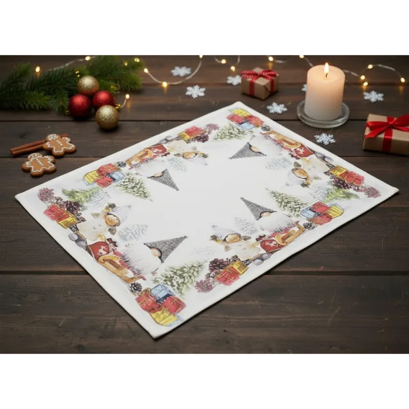 Vánoční dekorační ozdobný ubrousek NATALE XII. 35x50 cm Mybesthome Pouze Dnes