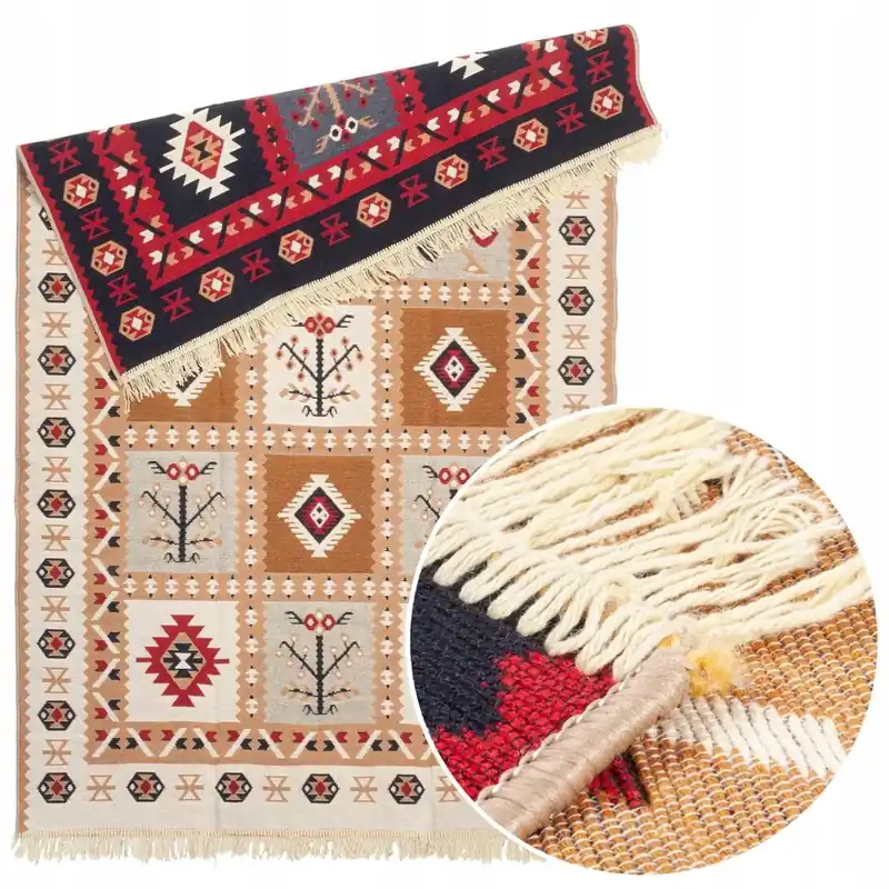 Oblíbený Kusový oboustranný vzorovaný koberec KILIM GOLD PREMIUM - BOHO více rozměrů