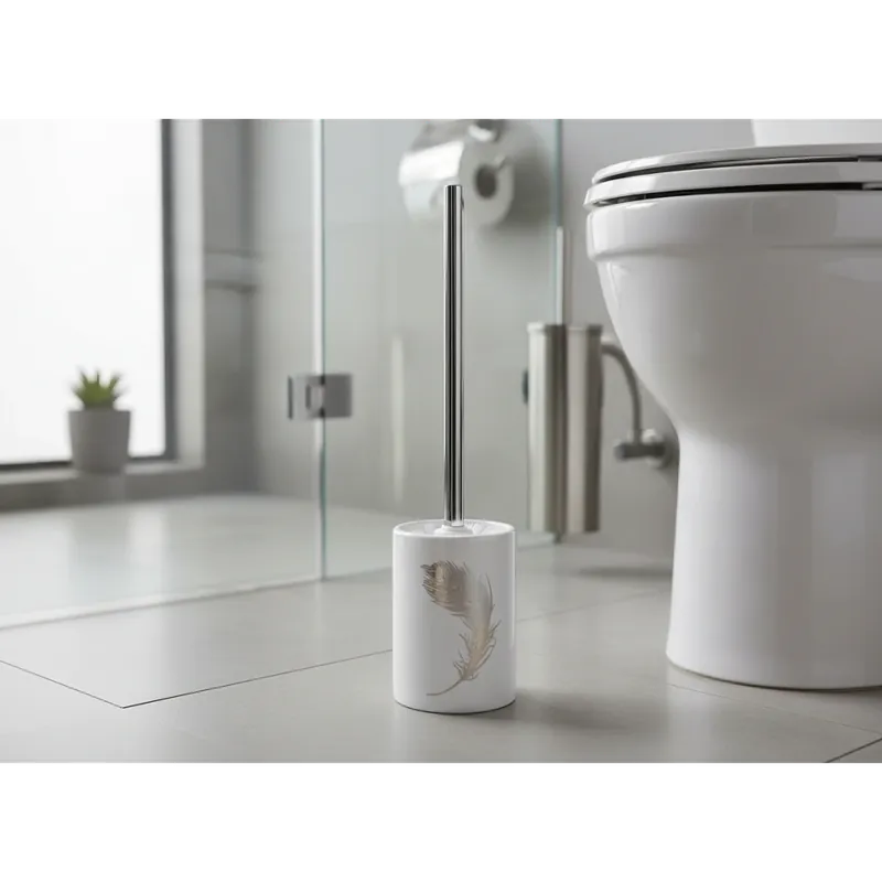 Kup Teď Keramická WC štětka PIUME bílá 10x40 cm Mybesthome