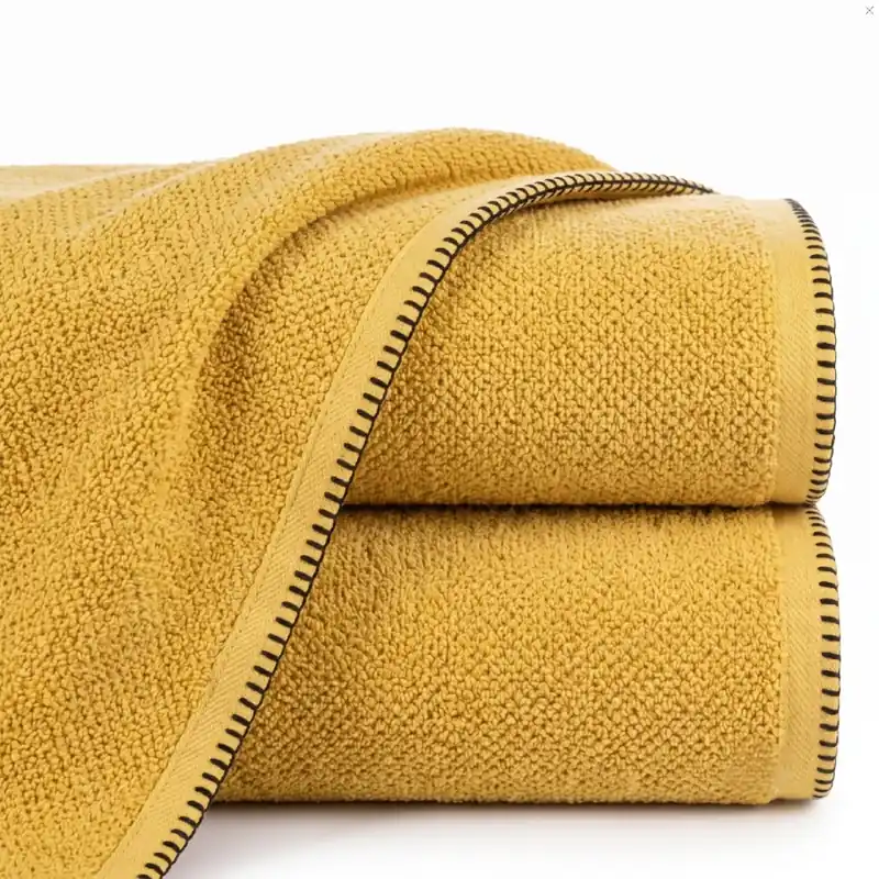 Bavlněný froté ručník MAB 50x90 cm, mustard/hořčicová, 500 g/m2 Nejlepší Cena