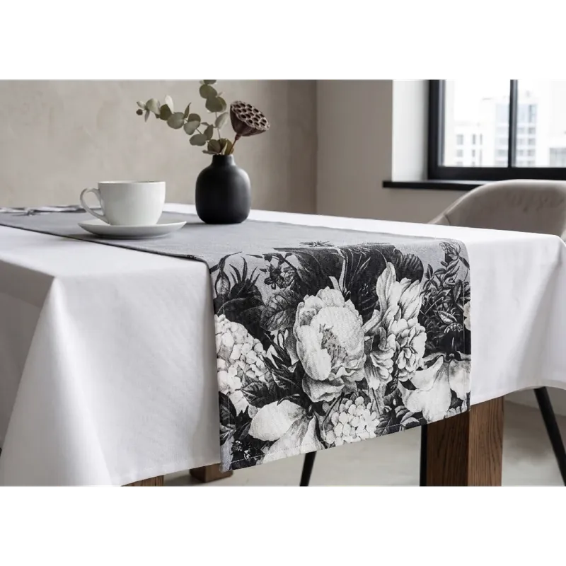 Ubrus - běhoun na stůl ALICE šedá 40x140 cm Mybesthome Časově Omezené