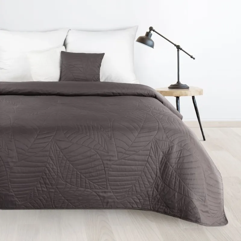 Přehoz na postel BONNA šedá 220x240 cm Mybesthome Expresní Doručení