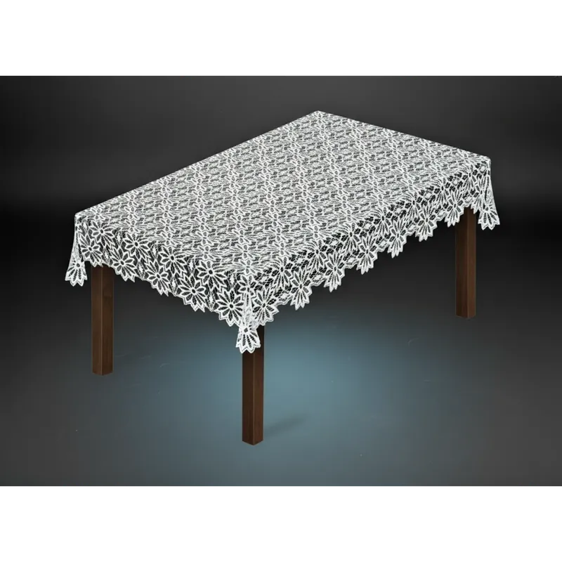 Žakárový ubrus NICKSON 150x100 cm bílá MyBestHome Pouze Dnes