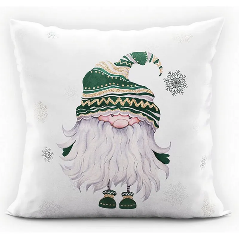 Vysoce Kvalitní Vánoční polštář GNOM IV. skřítek 40x40 cm Mybesthome