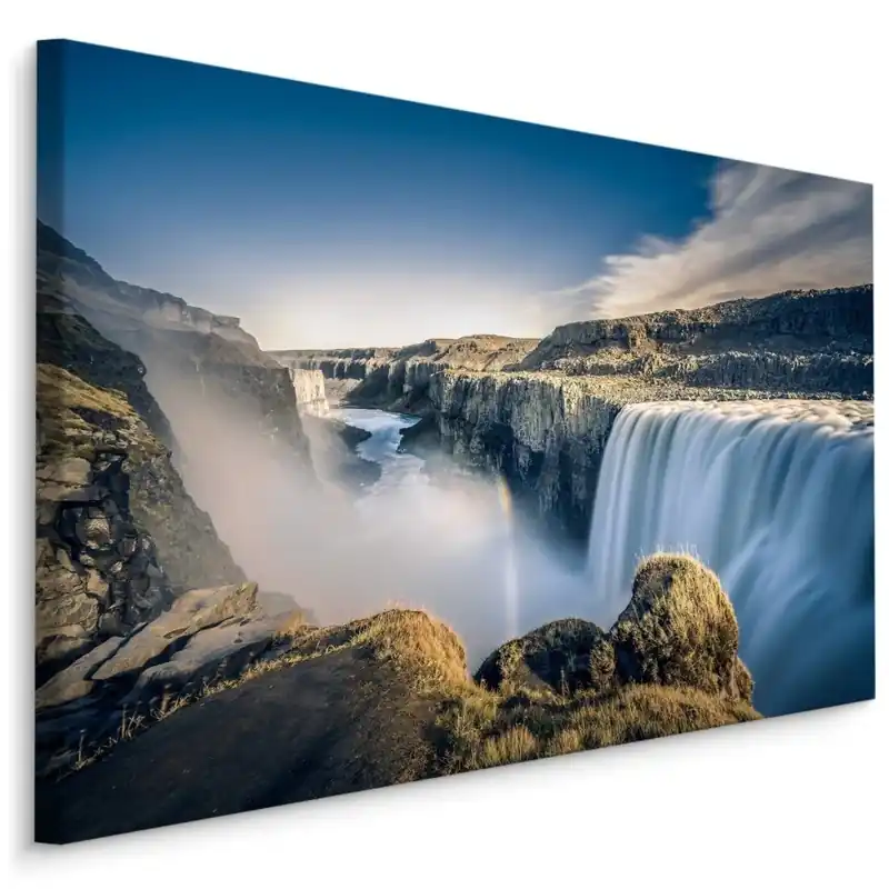 Plátno Vodopád Dettifoss Na Islandu Pouze Dnes