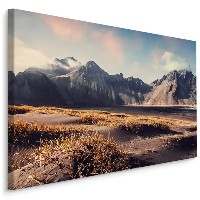 Objednat Nyní Plátno Hora Vestrahorn Na Islandu