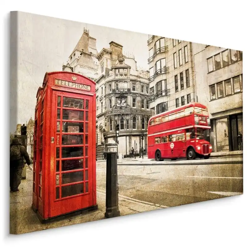 Plátno Vintage London Street Poslední Šance