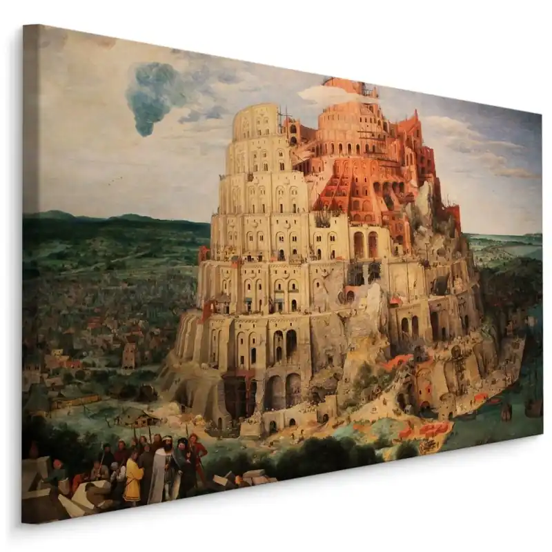 Plátno Pieter Bruegel Reprodukce Babylonské Věže Časově Omezené