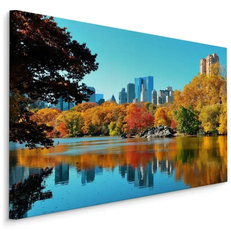 Plátno Central Park Na Podzim Finální Výprodej